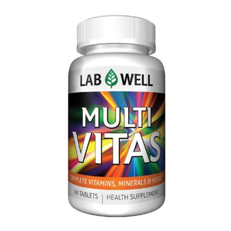 Viên uống cung cấp vitamin khoáng chất và thảo mộc Multi Vitas Complete Vitamins - Labwell nhập khẩu