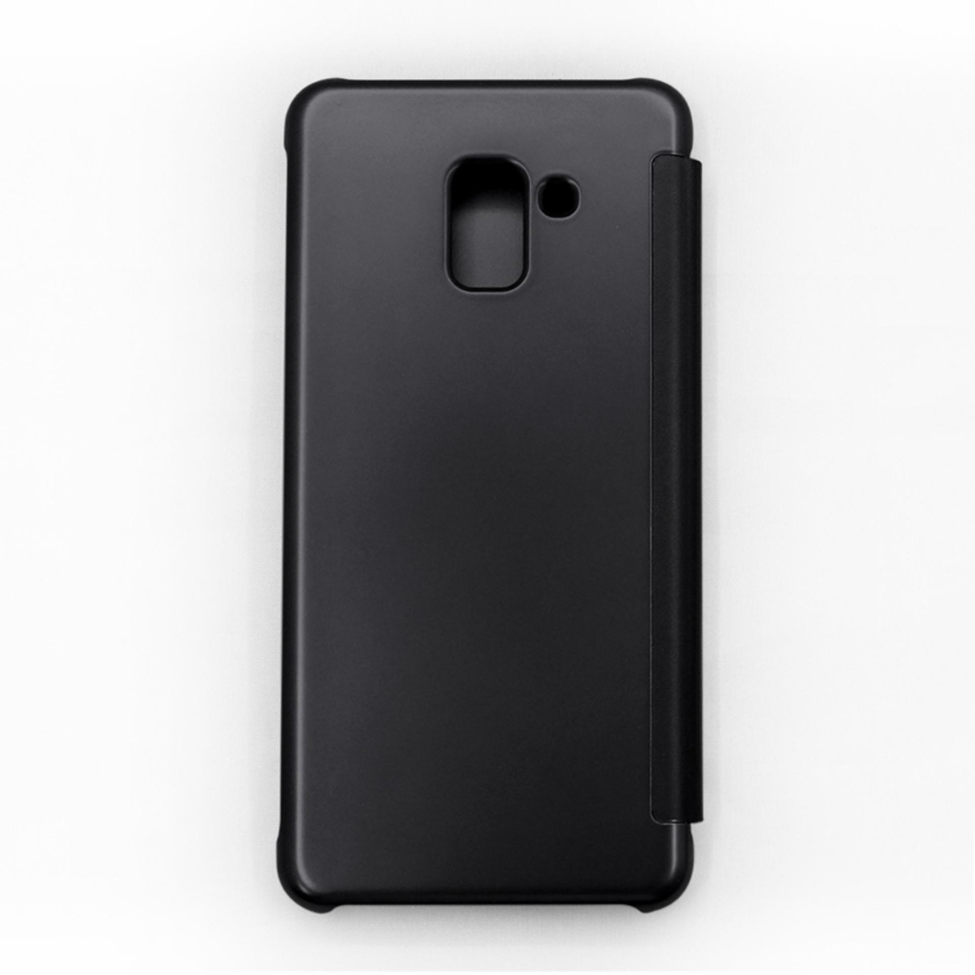Bao da clear view cho samsung galaxy a8 plus 2018
