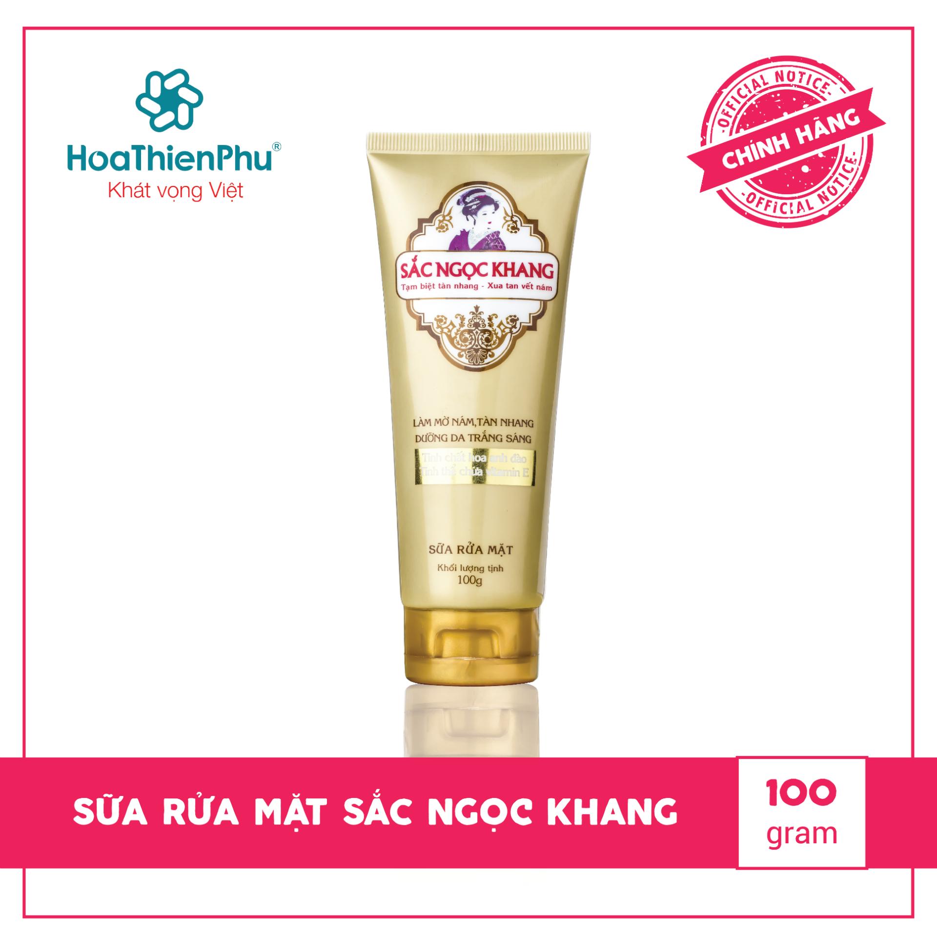 Sữa rửa mặt Sắc Ngọc Khang tuýp 100g