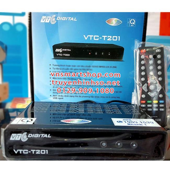 Combo Đầu thu VTC T201 xem World Cup 2022 Miễn phí trên VTV HD T2.  Bộ Đầu thu truyền hình mặt đất DVBT2 kèm Anten thông minh DVB T2 có sẵn 15m dây cáp chất lượng cao
