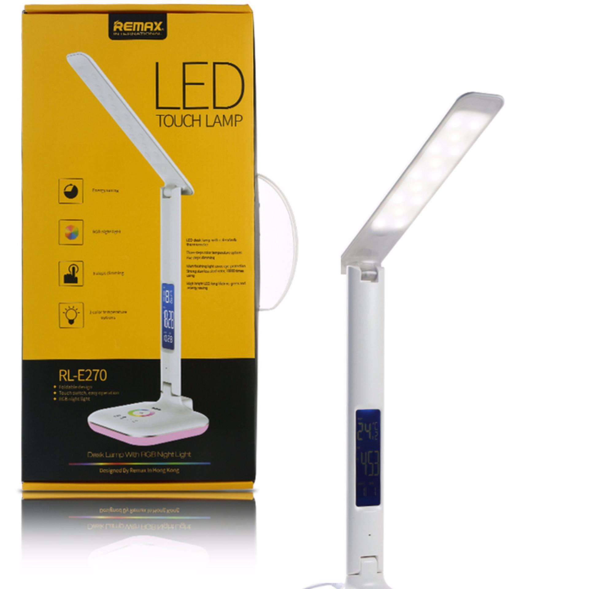 Đèn led thông minh chống cận để bàn phím cảm ứng đa chức năng remax rl - e270