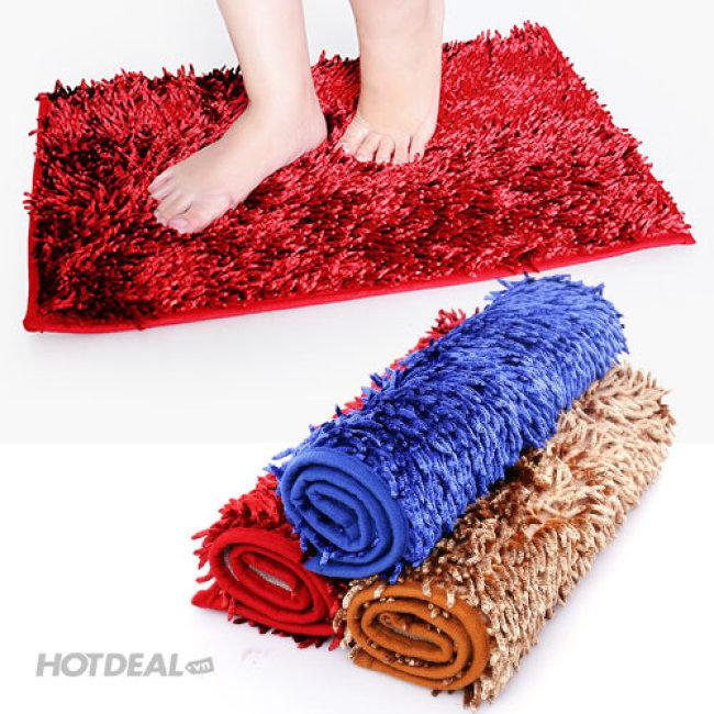 Combo 03 thảm lau chân san hô cao cấp - nhiều màu