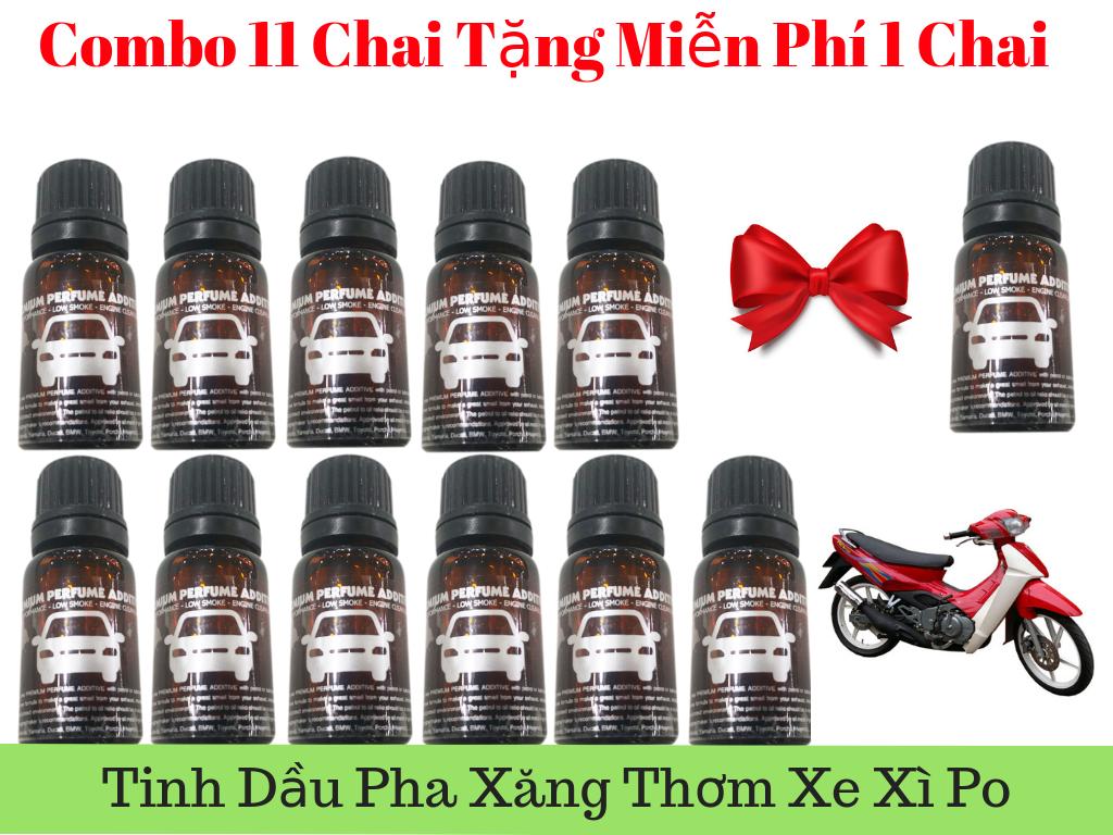 Combo 11 Lọ Phụ Gia Tinh Dầu Thơm Cao Cấp Cho Xe Máy 4 Thì ,2 Thì ,xe Xì Po