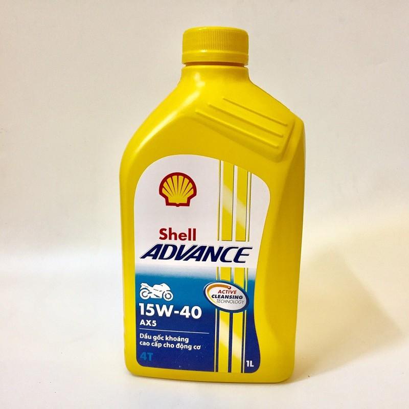 Nhớt shell advance ax5 15w-40 0,8l