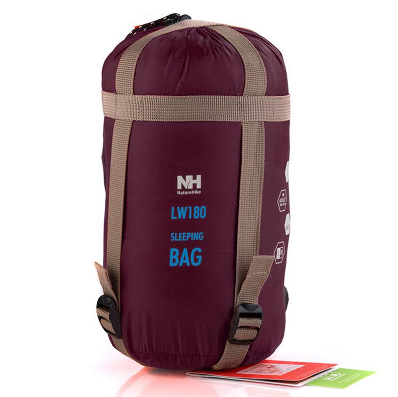 Túi ngủ gấp gọn NATUREHIKE LW180 phù hợp dã ngoại, ngủ văn phòng, giữ nhiệt