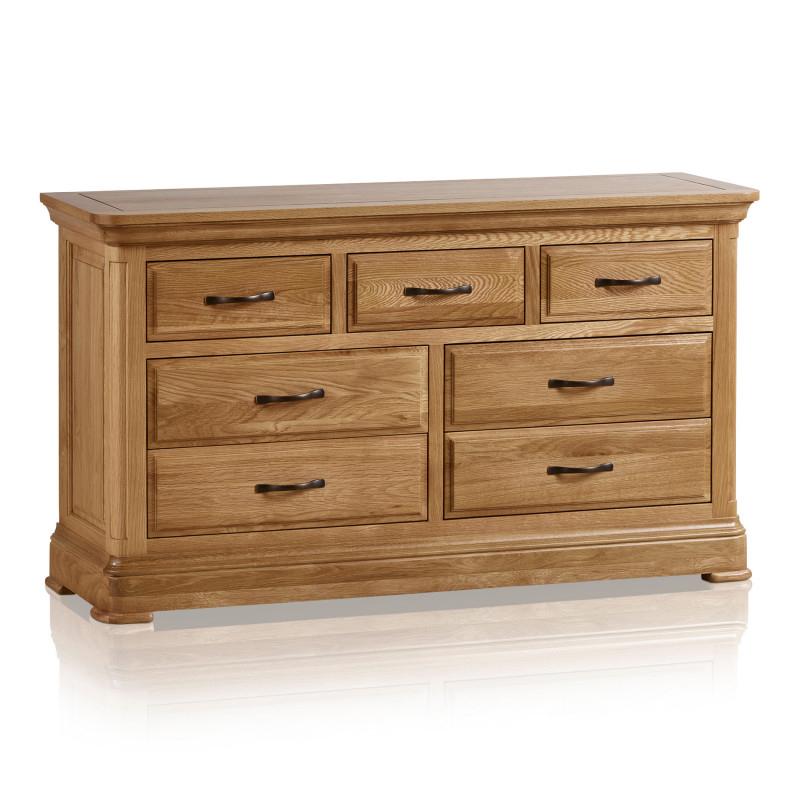 Tủ ngăn kéo 3+4 IBIE Canterbury gỗ sồi màu tự nhiên đựng quần áo, đồ dùng