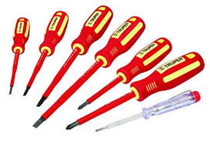 Bộ vít 6 cây chuyên dùng cách điện 1000v truper - dtj-7d