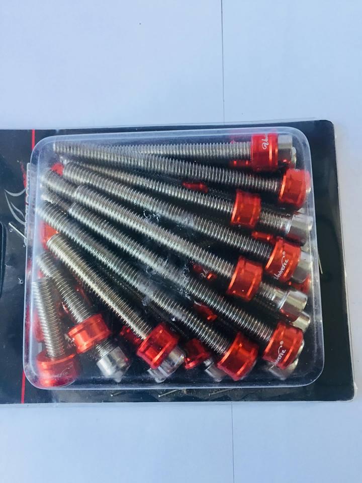 Bộ ốc full lốc máy trang trí exciter 135 inox long đền nhôm