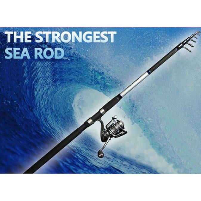 Cần câu cá lancer Shimano Alivio Slim TE GT 3,0m và máy YUMOSHI JF4000