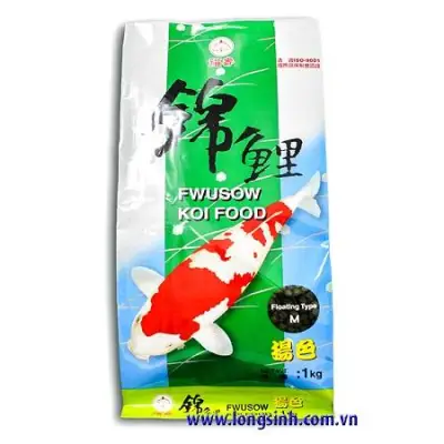 [HCM]Thức ăn cao cấp giúp cá LS Koi lên màu đẹp Fwusow Koi Food 1 kg