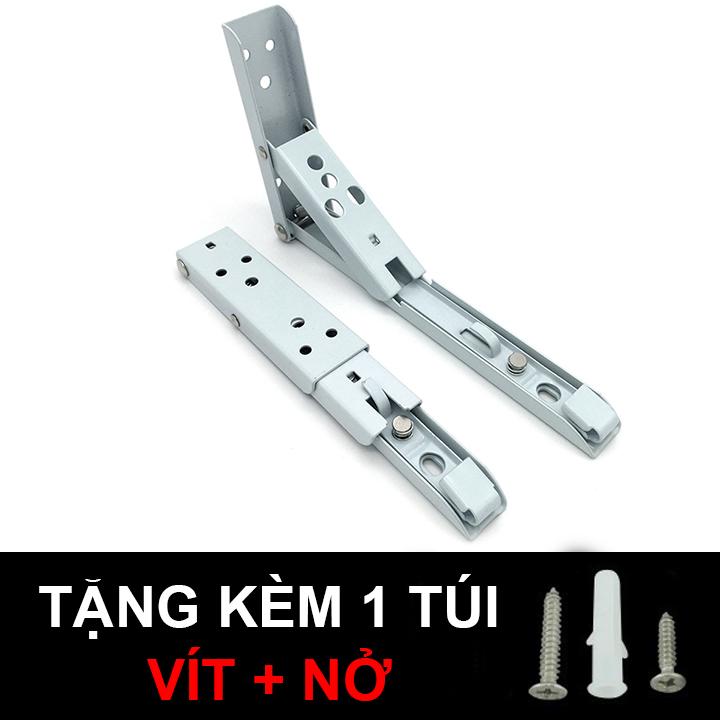 Bản lề gập - Ke gập cao cấp (bộ 2 chiếc - loại 25cm)