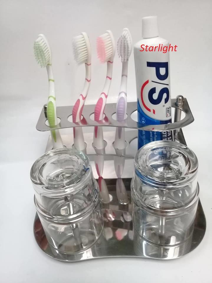 BÁO GIÁ Kệ Để Bàn Chải Đánh Răng Inox 304 | Shopee Lazada Sendo Tiki mới nhất 34 Kệ để bàn chải và kem đánh răng star ,inox 304,có giá để cốc ,tặng 2 ly thủy tinh cao cấp