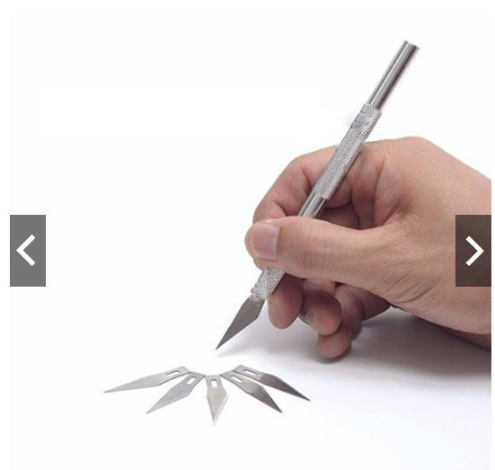 dao trổ cắt tỉa hoa quả kèm 6 lưỡi