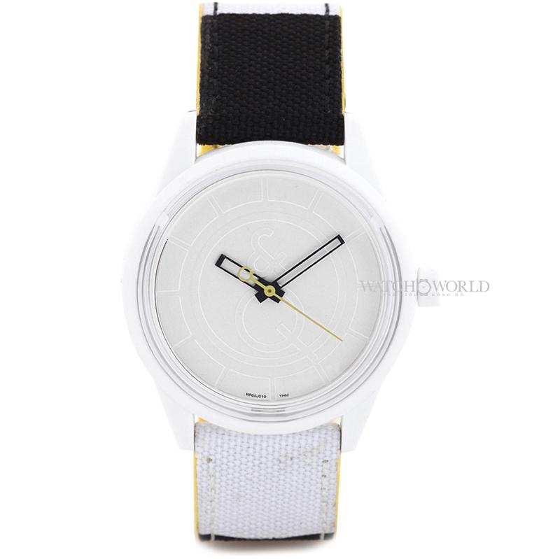 Đồng hồ unisex dây cao su q&q smile solar rp00j010y - trắng