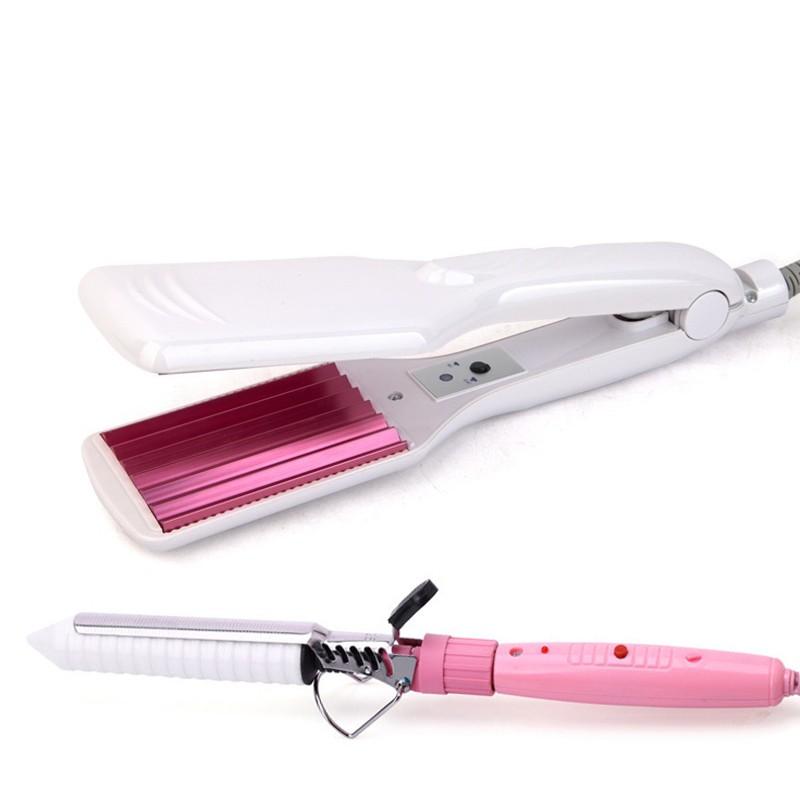 Máy dập xù Treeson bản to + Máy làm xoăn trục sứ