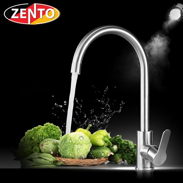 Vòi rửa bát nóng lạnh inox304 zento sus5563
