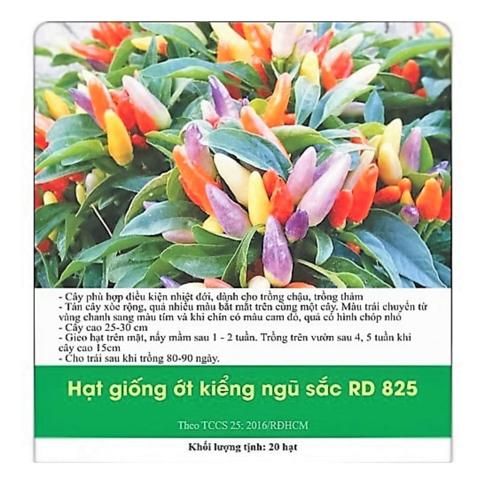 [HCM]Giống Ớt Ngũ Sắc  RADO825