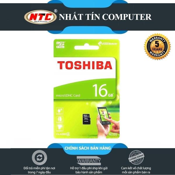 Thẻ nhớ microSDHC Toshiba M102 16GB Class 4 (Đen)