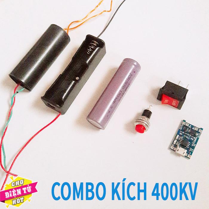 Kích điện 400kv , module tăng áp - combo rap đầy đủ