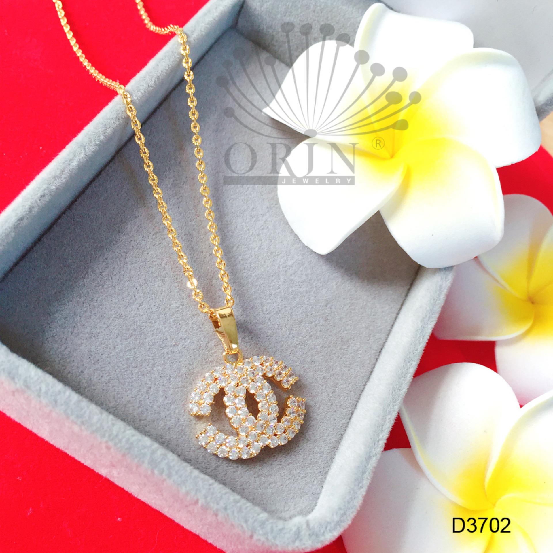 Dây chuyền mặt chữ x thiết kế cao cấp Orin D3702 thời thượng