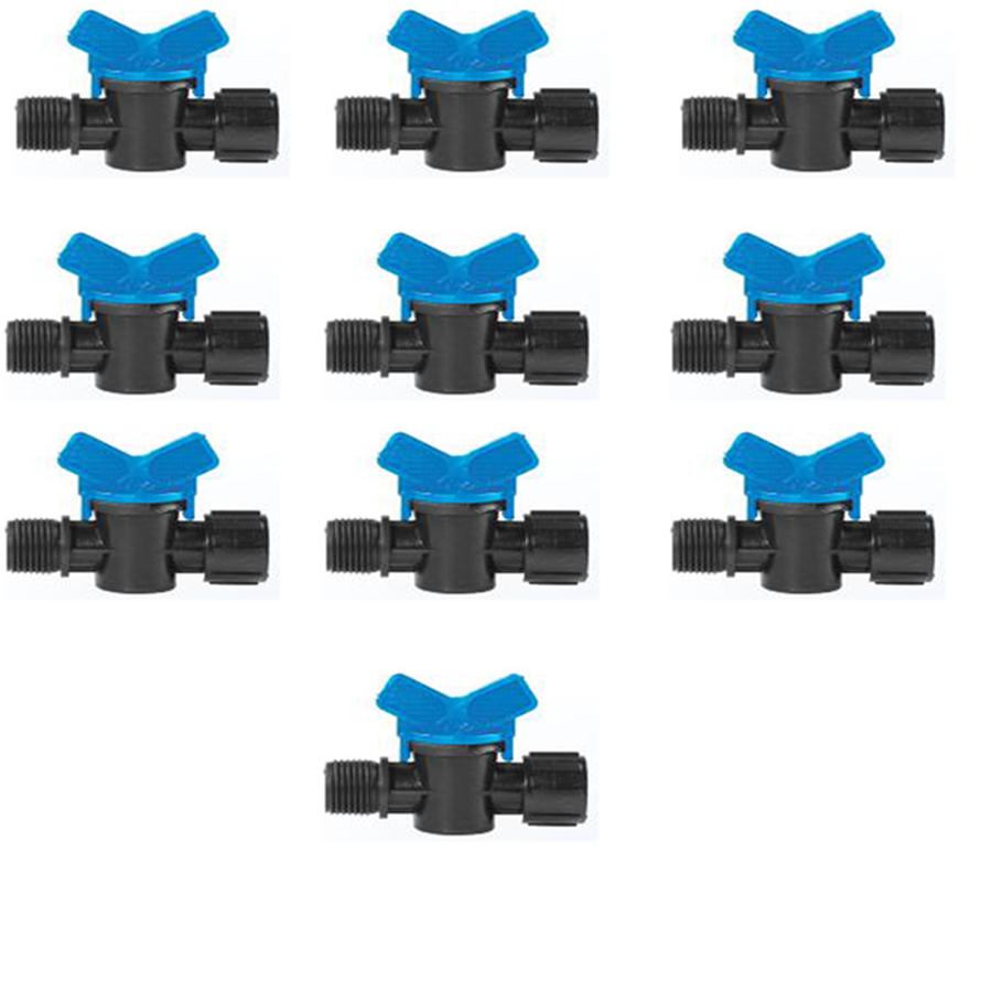 [HCM]Bộ 10 Van chỉnh áp nước ren ngoài 21 ren trong 21 chuyên dùng điều chỉnh lưu lượng nước cho béc tưới cây.