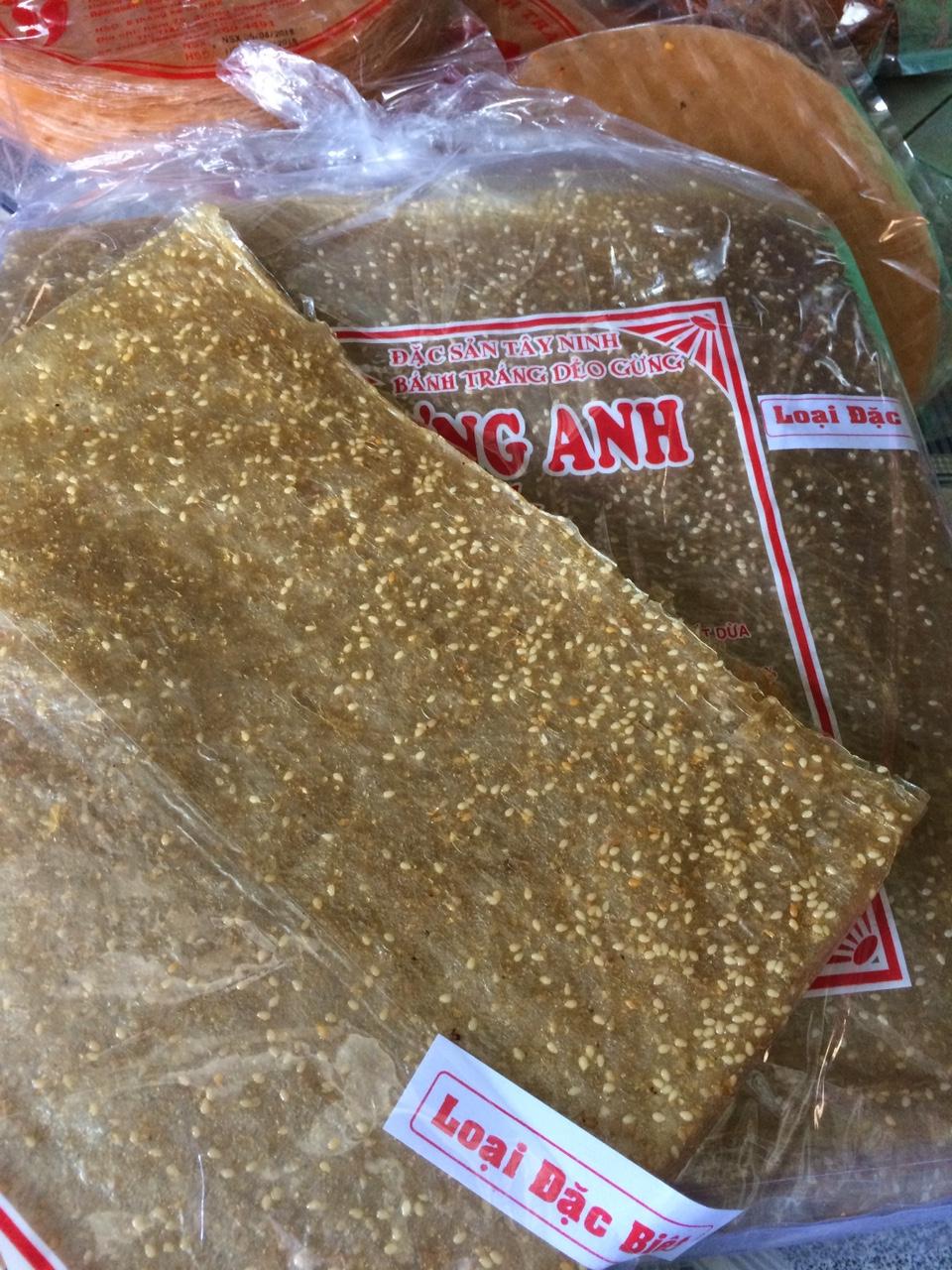 Bánh Tráng Dẻo Gừng Mè Sữa Tây Ninh