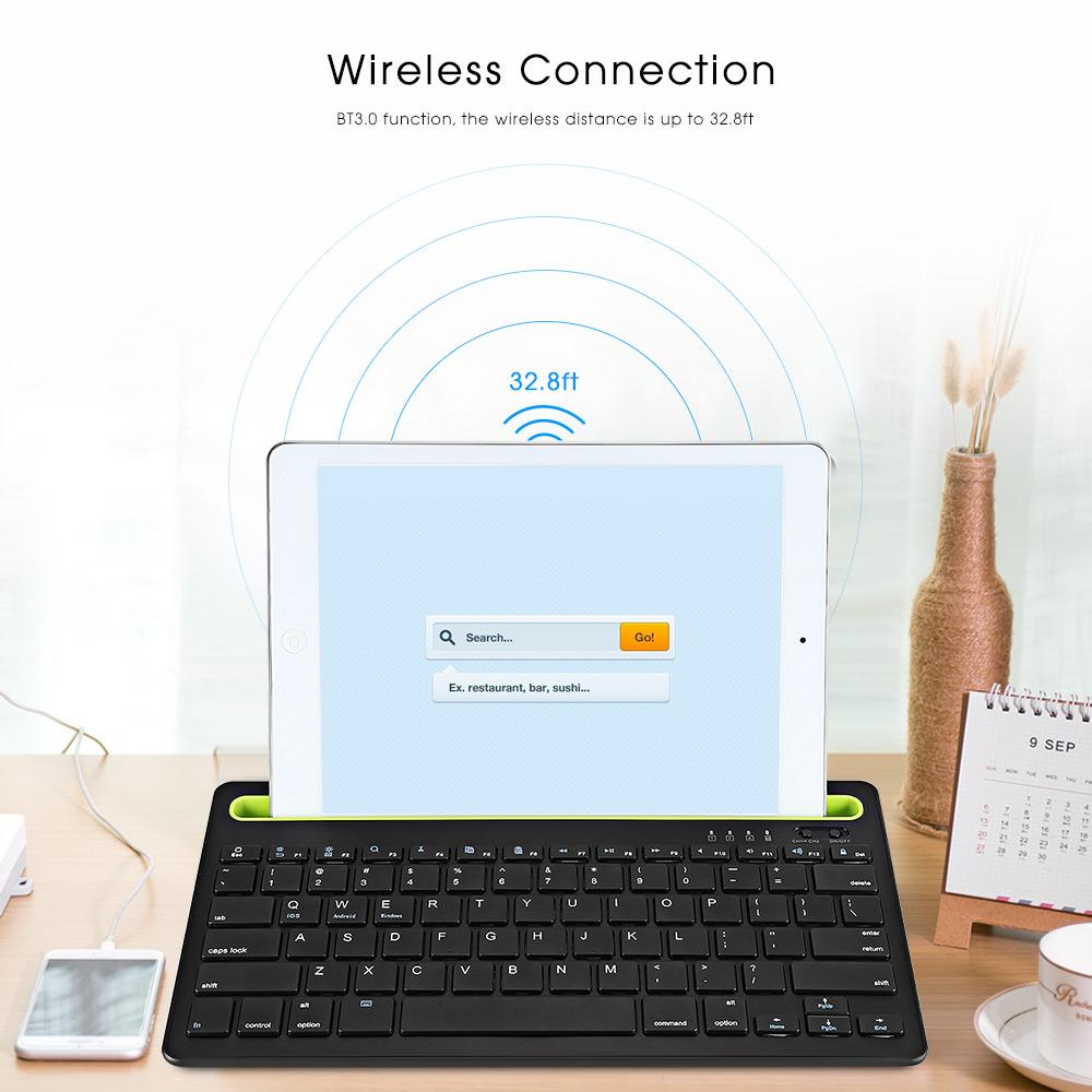 BÁO GIÁ WHAT IS PIN FOR APPLE WIRELESS KEYBOARD | Shopee Lazada Sendo Tiki mới nhất 28 Wireless Keyboard BT3.0 Tablet Phone Holder Ultra-Slim Design 78 Keys For IOS Android Windows