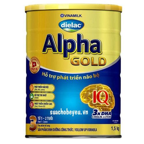 Sữa bột Dielac Alpha gold 3 1.5kg