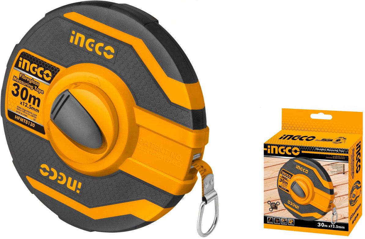 30mx12.5mm thước dây sợi thủy tinh ingco hfmt8130