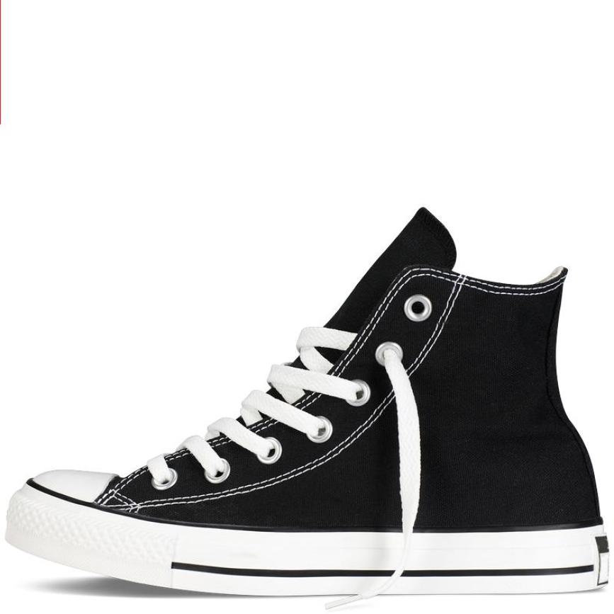 Giày Vải Sneaker CV Classic Cổ Cao Đen giá rẻ