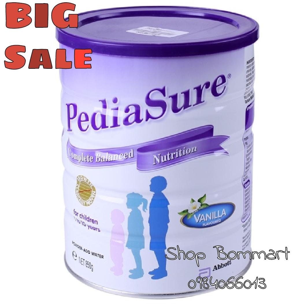 Sữa tăng cân pediasure Úc nắp tím date 9/2019
