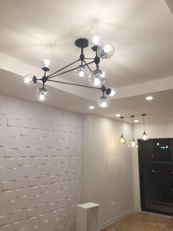 Đèn Chùm Phân Tử Ondric TBD188 10 bóng + 10 Bóng led Edison G45