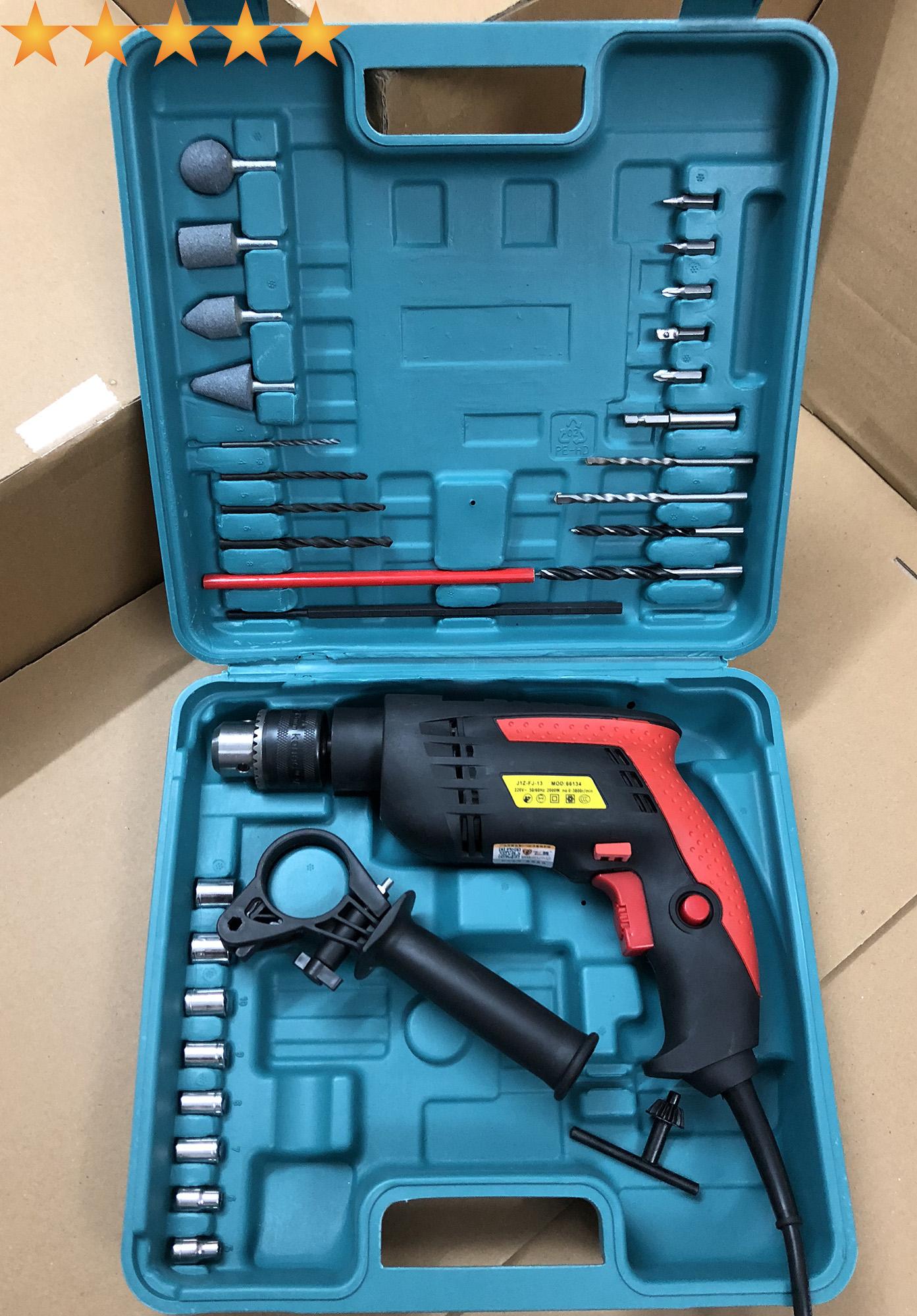 Bộ khoan đa năng có búa- 2000w siêu khủng hộp đen hoặc xanh