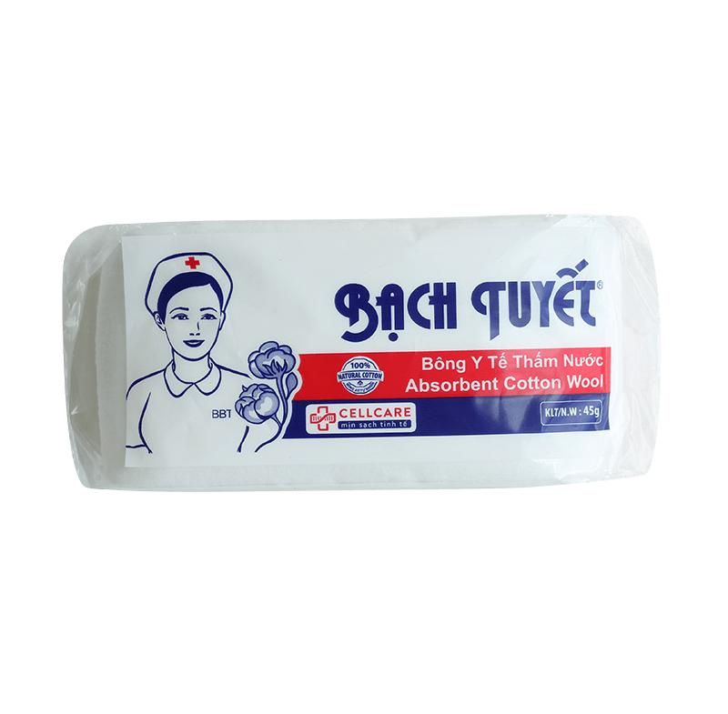 Bộ 2 Bông gòn cuộn Bạch Tuyết 25gam