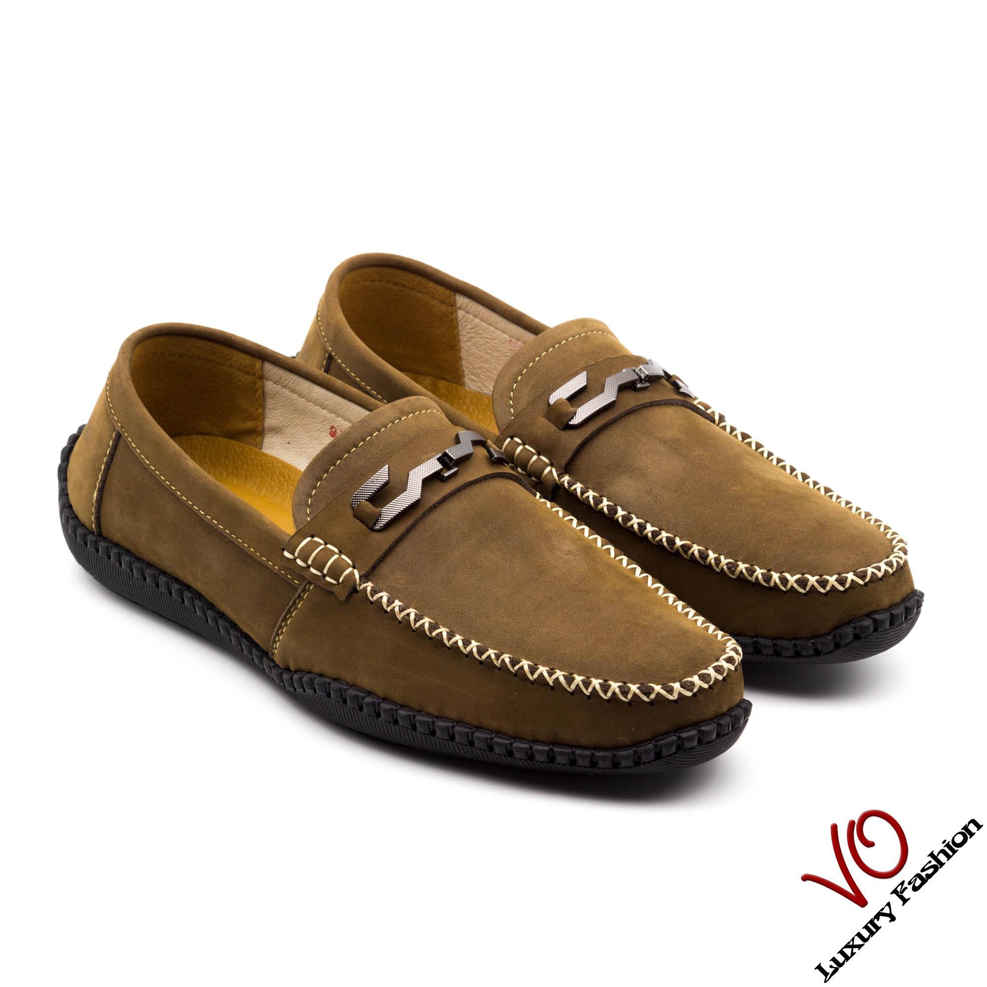 Giày mọi da sáp siêu mềm vo 9748
