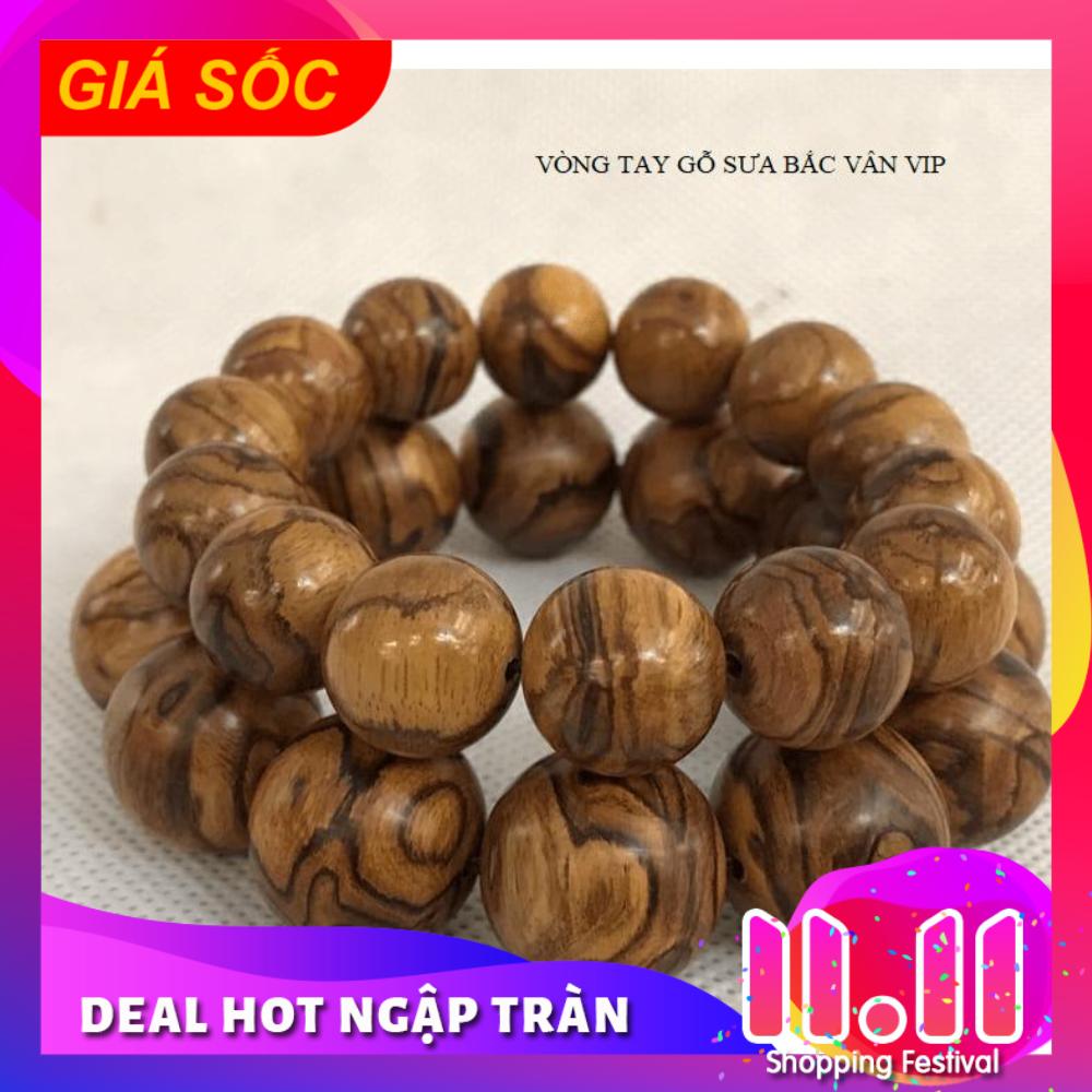 Vòng tay phong thủy- Vòng tay gỗ sưa đỏ - vòng tay gỗ Sưa vân VIP ( vân cực hiếm)