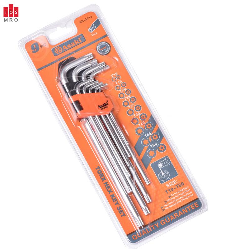 Bộ lục giác sao 9 cây chuẩn Asaki AK-413 T10-T50