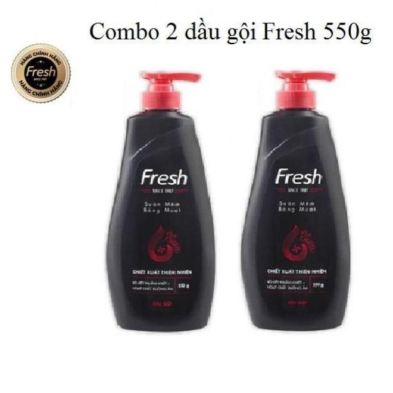 Combo 2 dầu gội Fresh bồ kết 550g