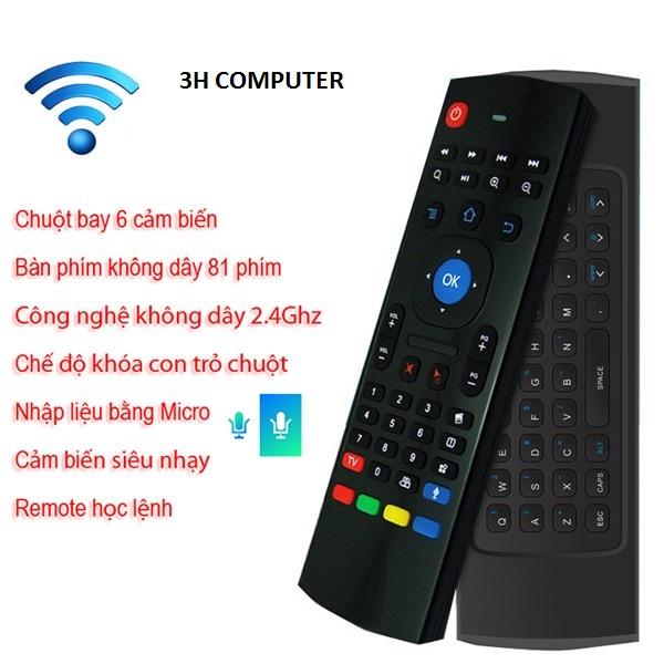 [HCM]Chuột bay mx3 Bluetooth có Voice dành cho Smart TV  Tivi Box  Laptop PC