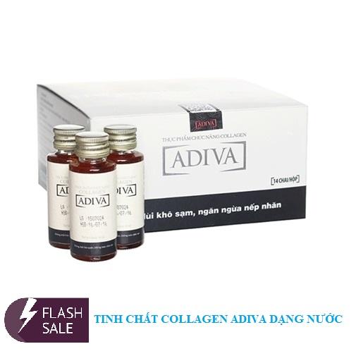 Dưỡng Chất Uống Làm Đẹp Collagen Adiva Dạng Nước Hộp 14 chai x 30 ml