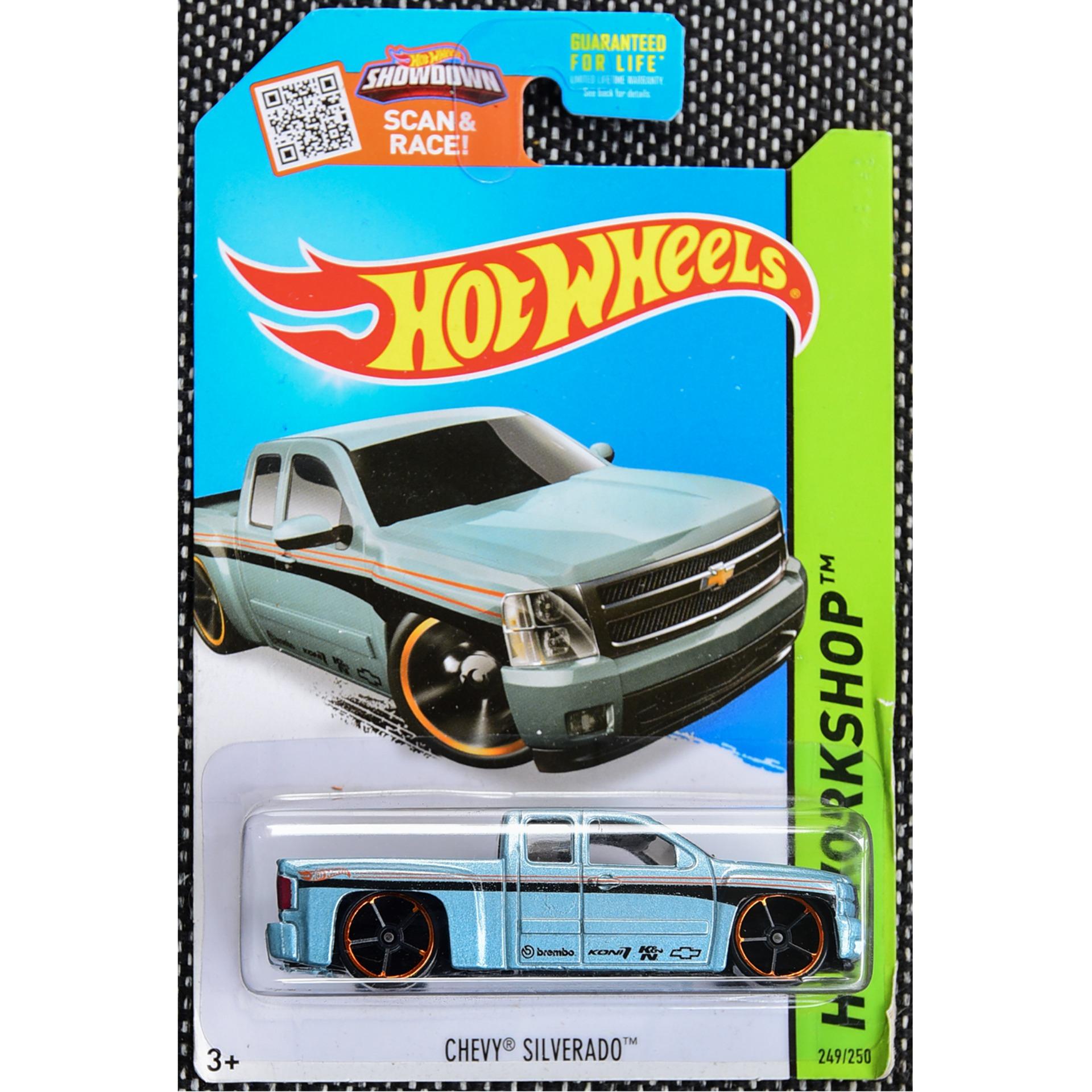 Ô tô bán tải mô hình tỉ lệ 1:64 hot wheels chevy silverado 249/250