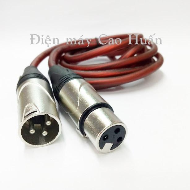 Dây cáp micro 2 đầu canon 2m