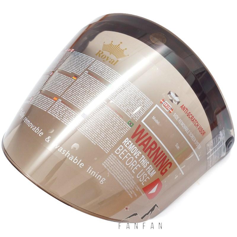 Kính thẳng royal dành cho nón bảo hiểm 3/4