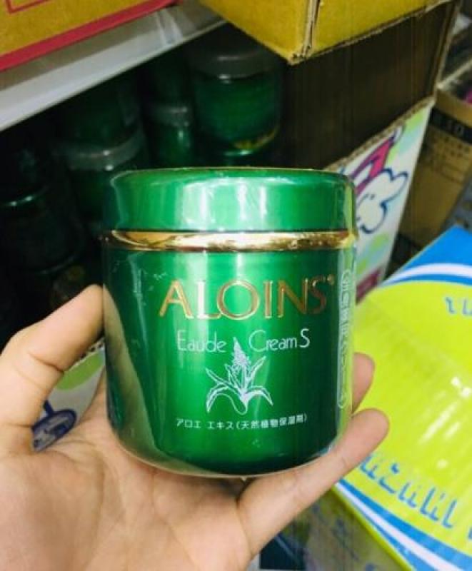 Kem Xanh Lô Hội Aloins, Kem Dưỡng Trắng Da, dưỡng ẩm Aloins Eaude Cream S 185g 210g To Nhật nhập khẩu