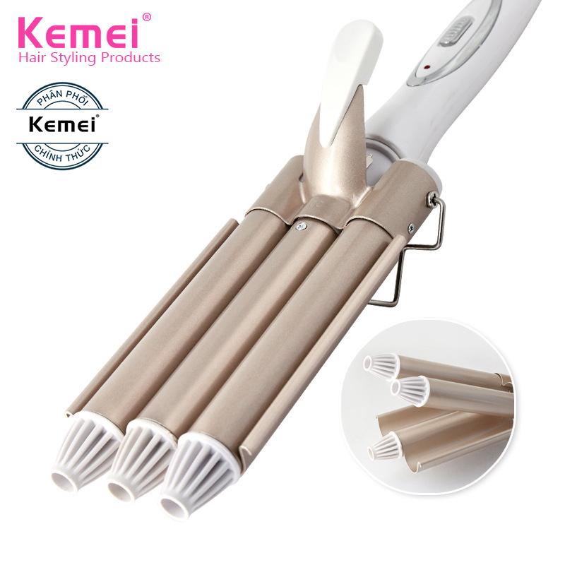 Máy làm tóc xoắn trục Kemei 1010 cho phụ nữ đẹp