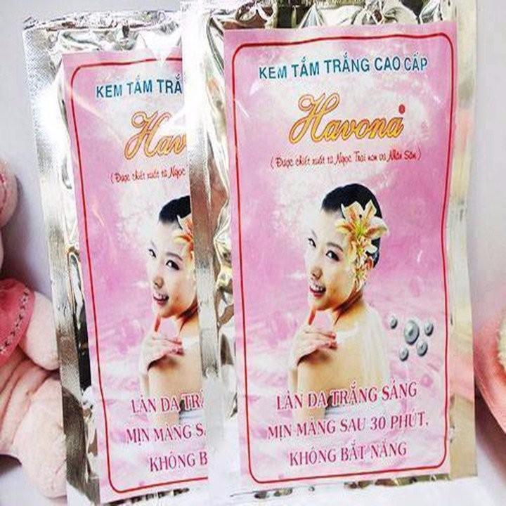Kem tắm trắng cao cấp Ngọc Trai - Bột tắm ngọc trai sáng da siêu trắng