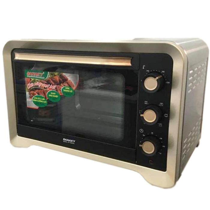 Lò nướng sanaky vh-809n2d - 2000w 80l vỏ inox