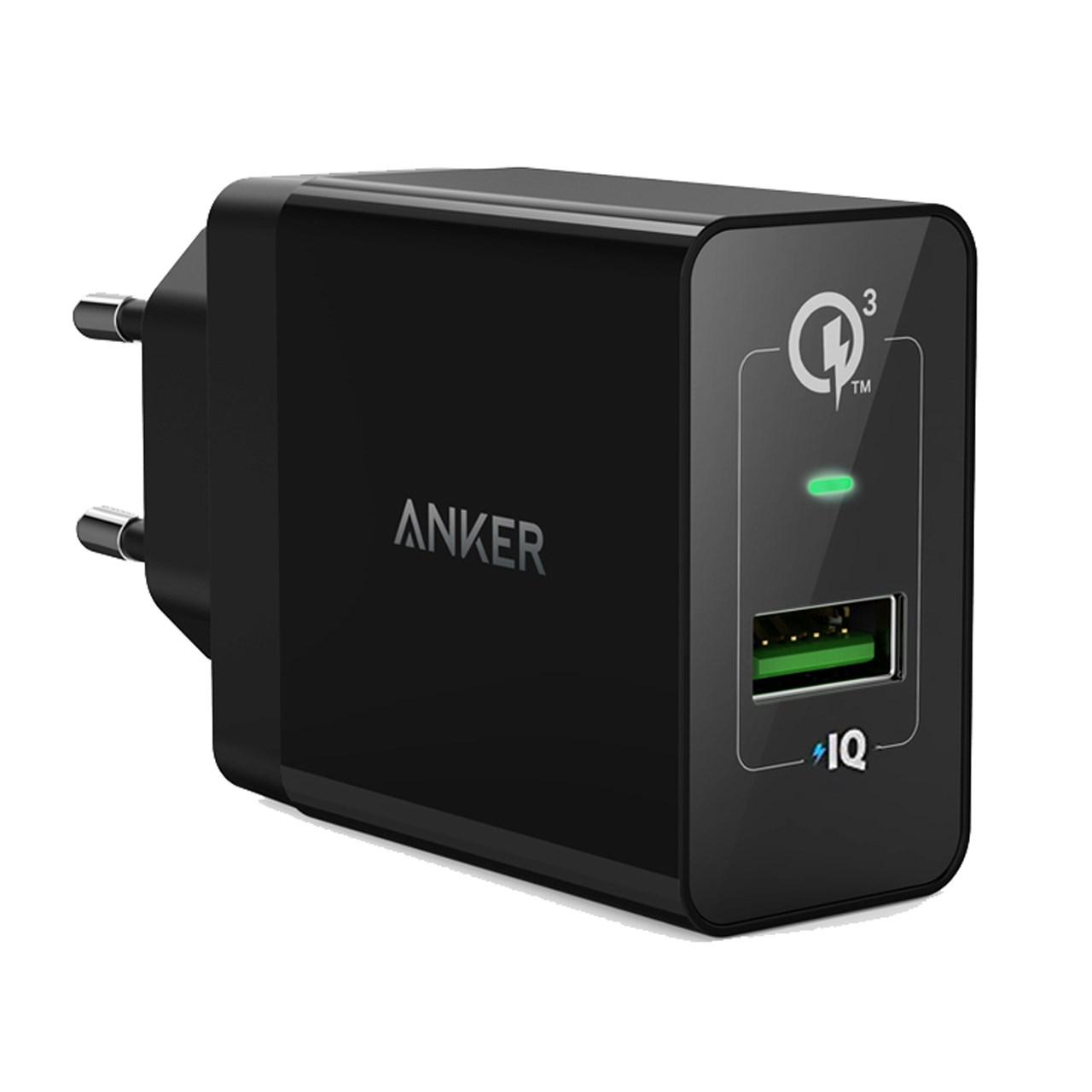 Sạc ANKER PowerPort+ 1 cổng 18w Quick Charge 3.0 có PowerIQ (Đen)