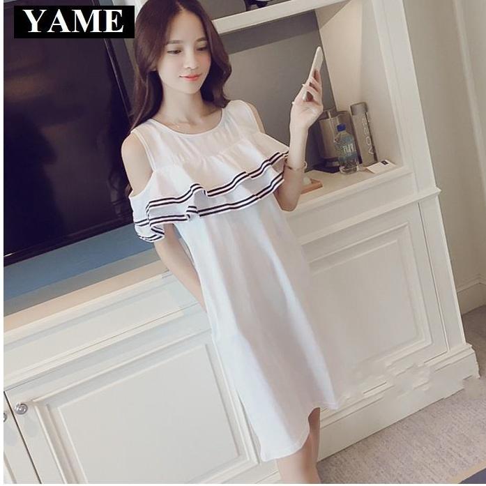 Đầm Nữ Kiểu Hàn Mẫu Mới Siêu Hot 2018 YAME SV8W59W