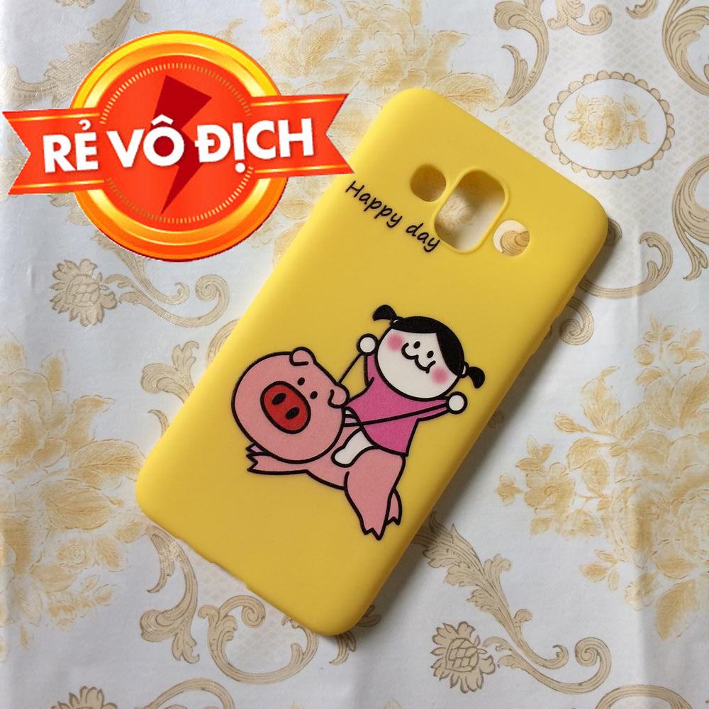 Ốp lưng Samsung J7 Duo màu in hình cute